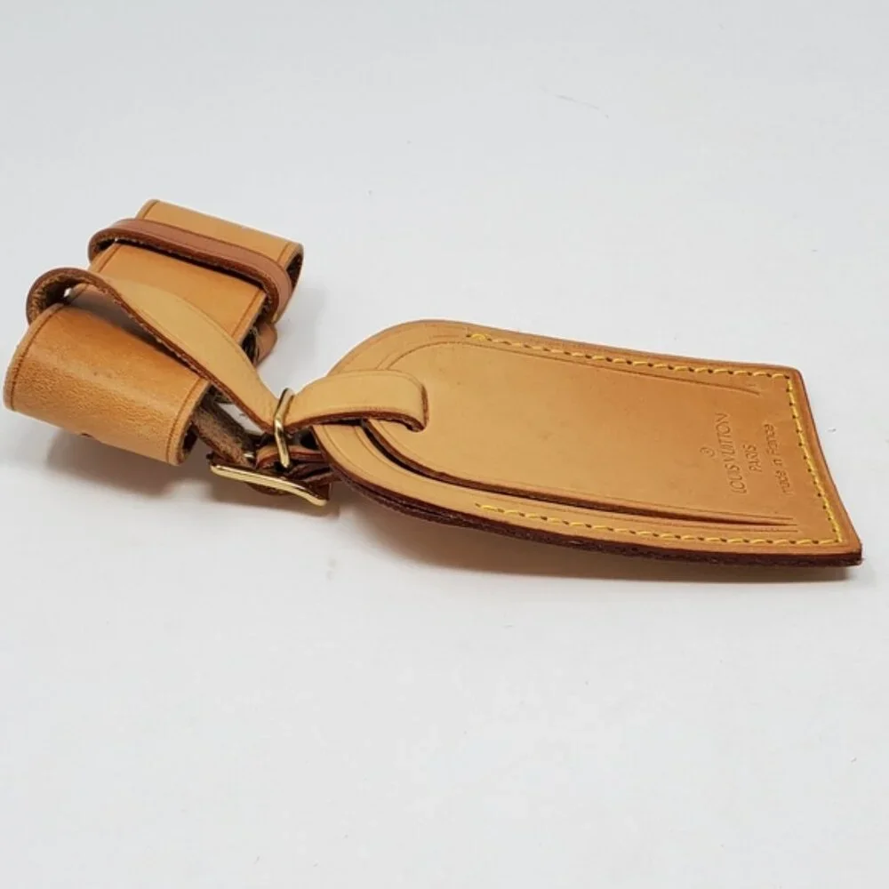 Authentic Louis Vuitton Luggage Tag / Nametag / Travel Tag 122425